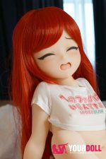 IROKEBIJIN Ema-A 110cm-Chubby Aカップ S-TPE製 ボディ選択可  White肌 眠り顔 可愛い エルフ耳 ラブドール - 画像 (2)