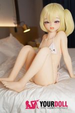 IROKEBIJIN Ema-B 130cm  Aカップ S-TPE製 ボディ選択可  White肌 メロメロ エルフ耳 アニメドール - 画像 (3)
