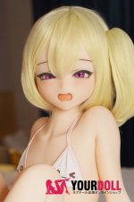 IROKEBIJIN Ema-B 130cm  Aカップ S-TPE製 ボディ選択可  White肌 メロメロ エルフ耳 アニメドール - 画像 (2)