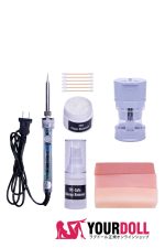 JOYOTOY Repair Kit TPEドール修理キット 脱色剤+携帯用アイロン+ グルー+3つTPEサンプル - 画像 (2)