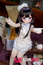 MOZU 瑶瑶 85cm 小胸 6kg 画像通りの仕様 ビニールヘッド+TPEボディ アニメドール チパオ - 画像 (9)