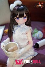 MOZU 瑶瑶 85cm 小胸 6kg 画像通りの仕様 ビニールヘッド+TPEボディ アニメドール チパオ - 画像 (8)