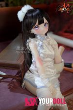 MOZU 瑶瑶 85cm 小胸 6kg 画像通りの仕様 ビニールヘッド+TPEボディ アニメドール チパオ - 画像 (3)