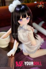 MOZU 瑶瑶 85cm 小胸 6kg 画像通りの仕様 ビニールヘッド+TPEボディ アニメドール チパオ - 画像 (4)
