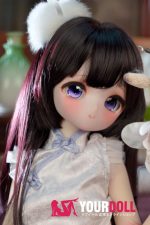 MOZU 瑶瑶 85cm 小胸 6kg 画像通りの仕様 ビニールヘッド+TPEボディ アニメドール チパオ - 画像 (2)