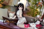 MOZU 瑶瑶 85cm 小胸 6kg 画像通りの仕様 ビニールヘッド+TPEボディ アニメドール チパオ - 画像 (16)