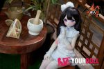 MOZU 瑶瑶 85cm 小胸 6kg 画像通りの仕様 ビニールヘッド+TPEボディ アニメドール チパオ - 画像 (13)