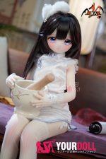 MOZU 瑶瑶 85cm 小胸 6kg 画像通りの仕様 ビニールヘッド+TPEボディ アニメドール チパオ - 画像 (6)