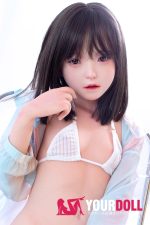 Fudoll 環奈 #J008 145cm Aカップ シリコンヘッド+TPEボディ 顎機能追加可 ボディ選択可 癒し系 あどけない 小柄 ラブドール
