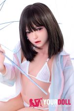 Fudoll 環奈 #J008 145cm Aカップ シリコンヘッド+TPEボディ 顎機能追加可 ボディ選択可 癒し系 あどけない 小柄 ラブドール - 画像 (2)