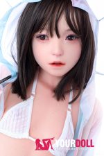 Fudoll 環奈 #J008 145cm Aカップ シリコンヘッド+TPEボディ 顎機能追加可 ボディ選択可 癒し系 あどけない 小柄 ラブドール - 画像 (4)