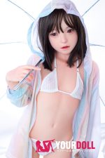 Fudoll 環奈 #J008 145cm Aカップ シリコンヘッド+TPEボディ 顎機能追加可 ボディ選択可 癒し系 あどけない 小柄 ラブドール - 画像 (5)