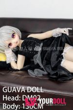 GUAVADOLL DM02 136cm AAカップ ノーマル肌 手描きメイク ビニール製のヘッド ヴァンパイア ラブドール - 画像 (10)