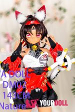 GUAVADOLL DM02 143cm Cカップ ブラウン肌 デカールメイク ビニール製のヘッド 獣耳娘 アニメドール - 画像 (12)