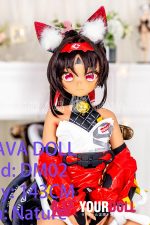 GUAVADOLL DM02 143cm Cカップ ブラウン肌 デカールメイク ビニール製のヘッド 獣耳娘 アニメドール - 画像 (11)