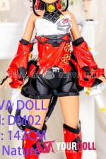GUAVADOLL DM02 143cm Cカップ ブラウン肌 デカールメイク ビニール製のヘッド 獣耳娘 アニメドール - 画像 (18)