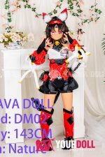 GUAVADOLL DM02 143cm Cカップ ブラウン肌 デカールメイク ビニール製のヘッド 獣耳娘 アニメドール - 画像 (17)