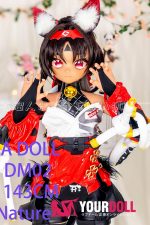 GUAVADOLL DM02 143cm Cカップ ブラウン肌 デカールメイク ビニール製のヘッド 獣耳娘 アニメドール - 画像 (10)