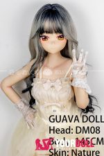 GUAVADOLL DM08 145cm Aカップ ノーマル肌 手描きメイク ビニール製のヘッド 上品 お嬢様 アニメドール - 画像 (4)