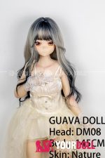 GUAVADOLL DM08 145cm Aカップ ノーマル肌 手描きメイク ビニール製のヘッド 上品 お嬢様 アニメドール - 画像 (8)