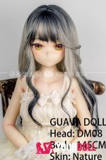 GUAVADOLL DM08 145cm Aカップ ノーマル肌 手描きメイク ビニール製のヘッド 上品 お嬢様 アニメドール - 画像 (3)