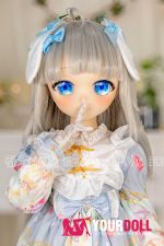 GUAVADOLL DM02 136cm AAカップ ノーマル肌 手描きメイク ビニール製のヘッド ピュア 天使 ラブドール - 画像 (2)