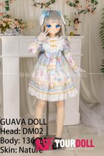 GUAVADOLL DM02 136cm AAカップ ノーマル肌 手描きメイク ビニール製のヘッド ピュア 天使 ラブドール - 画像 (12)