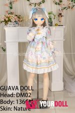 GUAVADOLL DM02 136cm AAカップ ノーマル肌 手描きメイク ビニール製のヘッド ピュア 天使 ラブドール - 画像 (11)