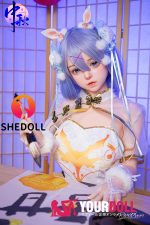 Shedoll Duoduo(朵朵) 148cm Dカップ シリコンヘッド+TPEボディ 顎機能追加可 愛嬌 チャイナドレス ラブドール - 画像 (4)