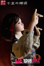 Shedoll Ailin(艾琳) 148cm  Dカップ シリコンヘッド+TPEボディ 顎機能追加可 童顔巨乳 楚々 ラブドール - 画像 (6)