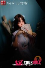 Shedoll Ailin(艾琳) 148cm  Dカップ シリコンヘッド+TPEボディ 顎機能追加可 童顔巨乳 楚々 ラブドール - 画像 (11)
