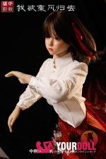 Shedoll Ailin(艾琳) 148cm  Dカップ シリコンヘッド+TPEボディ 顎機能追加可 童顔巨乳 楚々 ラブドール - 画像 (8)