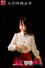 Shedoll Ailin(艾琳) 148cm  Dカップ シリコンヘッド+TPEボディ 顎機能追加可 童顔巨乳 楚々 ラブドール - 画像 (15)