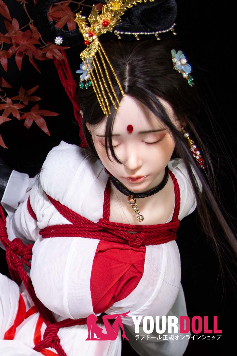 Shedoll Chuyue(楚玥) 163cm Hカップ 眠り顔 シリコンヘッド+TPEボディ 顎機能追加可 束縛プレイ 全身関節緩め ラブドール - 画像 (1)