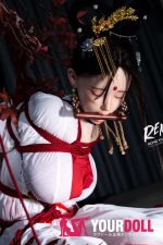 Shedoll Chuyue(楚玥) 163cm Hカップ 眠り顔 シリコンヘッド+TPEボディ 顎機能追加可 束縛プレイ 全身関節緩め ラブドール - 画像 (2)