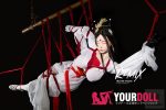 Shedoll Chuyue(楚玥) 163cm Hカップ 眠り顔 シリコンヘッド+TPEボディ 顎機能追加可 束縛プレイ 全身関節緩め ラブドール - 画像 (21)