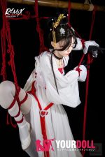 Shedoll Chuyue(楚玥) 163cm Hカップ 眠り顔 シリコンヘッド+TPEボディ 顎機能追加可 束縛プレイ 全身関節緩め ラブドール - 画像 (5)
