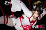 Shedoll Chuyue(楚玥) 163cm Hカップ 眠り顔 シリコンヘッド+TPEボディ 顎機能追加可 束縛プレイ 全身関節緩め ラブドール - 画像 (12)