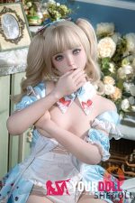 Shedoll Nanxi(南溪) 150cm Bカップ シリコンヘッド+TPEボディ アリス コスプレ系 甘い Eat me ラブドール - 画像 (5)