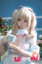 Shedoll Nanxi(南溪) 150cm Bカップ シリコンヘッド+TPEボディ アリス コスプレ系 甘い Eat me ラブドール - 画像 (4)