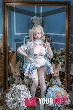 Shedoll Nanxi(南溪) 150cm Bカップ シリコンヘッド+TPEボディ アリス コスプレ系 甘い Eat me ラブドール - 画像 (12)