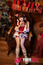 Shedoll Beizhi(北栀) 148cm Dカップ フルシリコン カスタム瞳 サンタガール 癒し 愛嬌 ラブドール - 画像 (5)