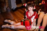 Shedoll Beizhi(北栀) 148cm Dカップ フルシリコン カスタム瞳 サンタガール 癒し 愛嬌 ラブドール - 画像 (8)