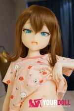 IROKEBIJIN Anna 110cm-slim Aカップ S-TPE製 ボディ選択可  White肌 生意気 小娘 寸胴 ラブドール - 画像 (2)