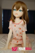 IROKEBIJIN Anna 110cm-slim Aカップ S-TPE製 ボディ選択可  White肌 生意気 小娘 寸胴 ラブドール - 画像 (4)