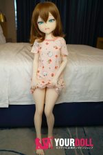 IROKEBIJIN Anna 110cm-slim Aカップ S-TPE製 ボディ選択可  White肌 生意気 小娘 寸胴 ラブドール - 画像 (10)