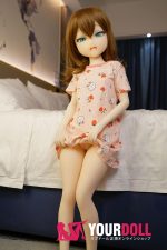 IROKEBIJIN Anna 110cm-slim Aカップ S-TPE製 ボディ選択可  White肌 生意気 小娘 寸胴 ラブドール - 画像 (8)