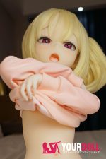 IROKEBIJIN Aiko 110cm-slim Aカップ S-TPE製 ボディ選択可  White肌 メスの顔 赤面 貧乳 ラブドール - 画像 (2)