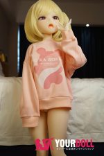 IROKEBIJIN Aiko 110cm-slim Aカップ S-TPE製 ボディ選択可  White肌 メスの顔 赤面 貧乳 ラブドール - 画像 (7)