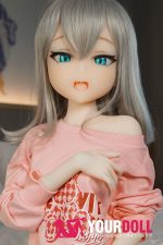 IROKEBIJIN Anna 128cm Bカップ S-TPE製 ボディ選択可  White肌 貧乳 八重歯 萌え ラブドール